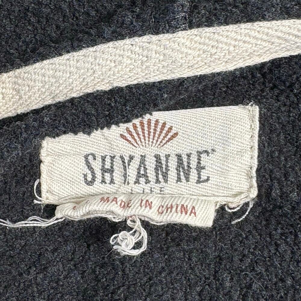 Shyanne Life Western Hoodie Small Gray Aztec Sleeve Pullover Cowgirl Sweatshirt - Picture 4 of 8